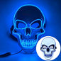 Fashion Horror Halloween Skull Mask LED Light Halloween Cosplay Mask Cosplay Costume LED Cold Light Mask Halloween Party