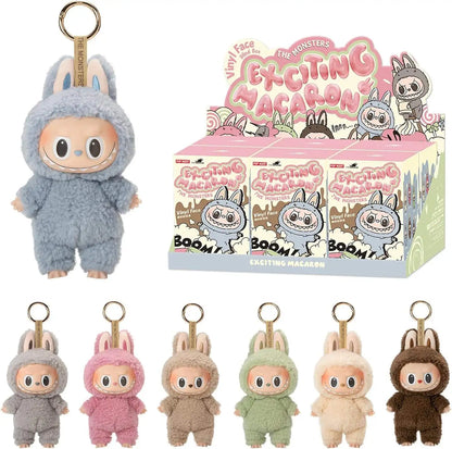 2025 Original Popmart Authentic Labubu the Monsters Cute Exciting Macaron Vinyl Face Hot Selling Mystery Blind Boxes Plush Toy