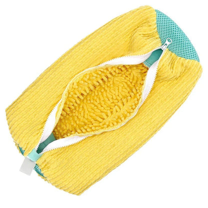2/3PCS Shoe Washing Machine Bag with Liquid Shoe Brush Set Durable Laundry Shoe Bag and Soft Bristle Clean Brush for All Shoes