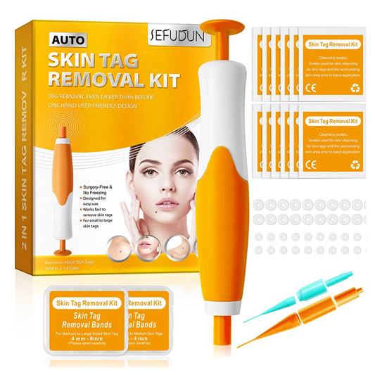Rubber Rings Skin Tag Removal Tool Face Beauty Accessories Skin Tag Removal Device Multipurpose Supplies for Face Neck Chin Back
