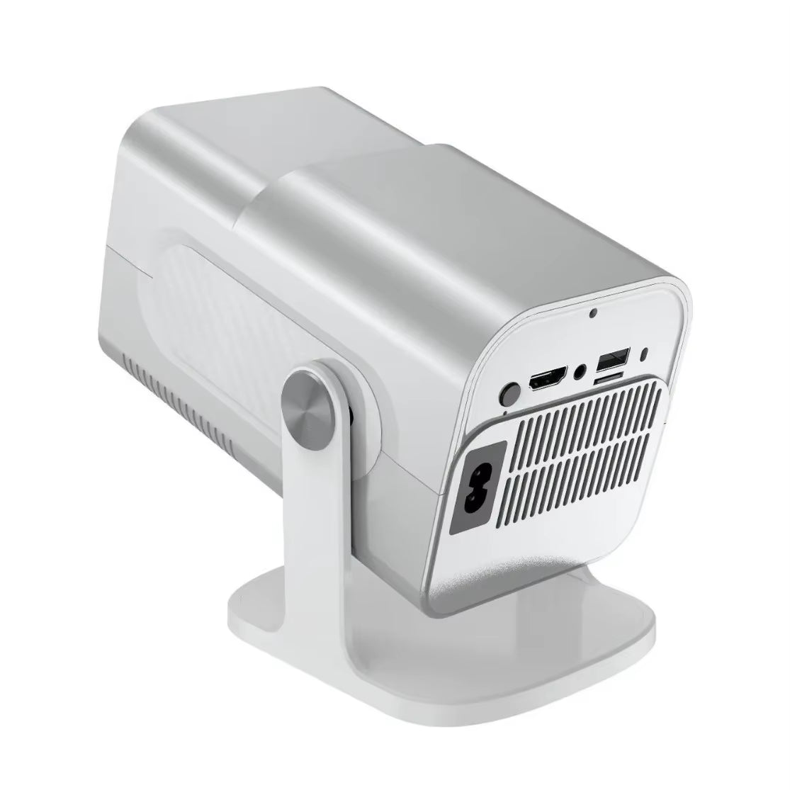 White Hcs350Pro Retro Video Game Consoles Android12.0 HD TV OS System WIFI Portable Intelligent Projector 720P Home Projector