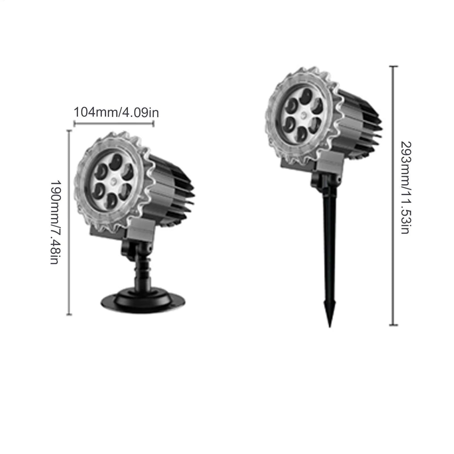 Halloween LED Projector Holiday Nightlight Projector Waterproof LED Projection Lamp for Courtyards Patio Yard Balconies Porch