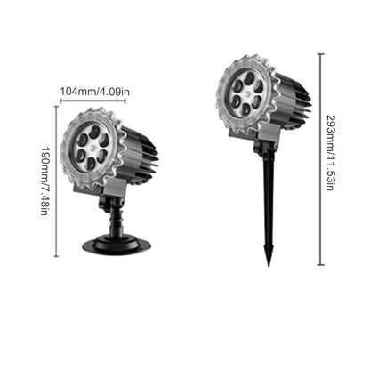 Halloween LED Projector Holiday Nightlight Projector Waterproof LED Projection Lamp for Courtyards Patio Yard Balconies Porch